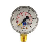 Gameco 250KPA Pressure Gauge with 1/4″ MBSP Connection for LPG CARAVAN SHOP RESTUARANT