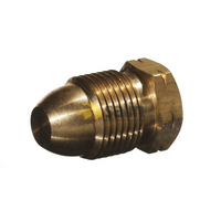 Brass POL Plug for LPG CARAVAN SHOP RESTUARANT