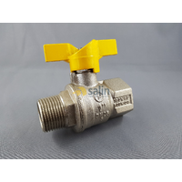 1″ M&F Ball Valve with Butterfly Handle for LPG CARAVAN SHOP RESTUARANT