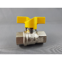 Butterfly Handle Ball Valve with 1/2″ F&F Compatibility for LPG CARAVAN SHOP RESTUARANT