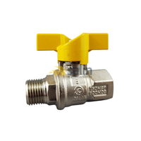 Butterfly Handle Ball Valve 1/2″ M&F for LPG CARAVAN SHOP RESTUARANT