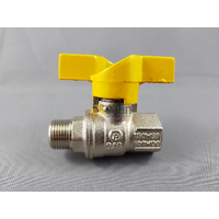 3/8″ M&F Ball Valve with Butterfly Handle for LPG CARAVAN SHOP RESTUARANT