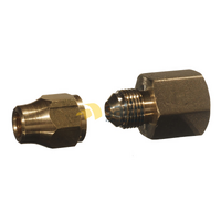 3/4″ Flare x 1/2″ FBSP Female Union with Nut Included for LPG CARAVAN SHOP RESTUARANT