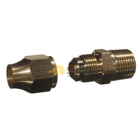 3/4″ Flare x 1/2″ MBSP Male Union with Nut Included for LPG CARAVAN SHOP RESTUARANT