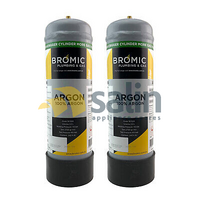 2 x 2.2 Litre PURE ARGON Disposable Gas Bottle | MIG TIG 600032