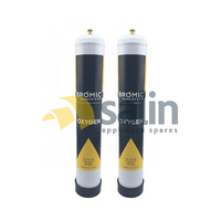 2 x 1.56 Litre PURE OXYGEN Bromic Disposable Gas Bottle | 12mm Thread 400300