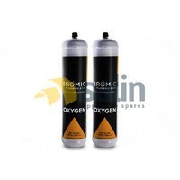 2 x 1 Litre PURE OXYGEN Bromic Disposable Gas Bottle | 12mm Thread Mapp 400300