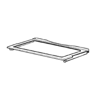 Genuine Shelf Panel Glass Deli Bin Assembly For Kelvinator Spare Part No: 1460447