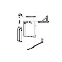 Genuine Motorised Louvre And Duct Outlet Air Sub Assembly For Kelvinator KWH39CRE Spare Part No: 20001754