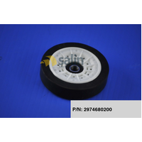 Genuine Wheel (rubber) for Beko Dryers P/N 2974680200