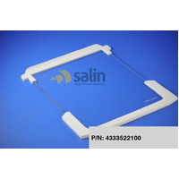 Genuine Glass Shelf Assy_sbs_363_5 for Beko Fridges & Freezers P/N 4333522100