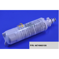 Genuine Water Filter for Beko Fridges & Freezers P/N 4874960100