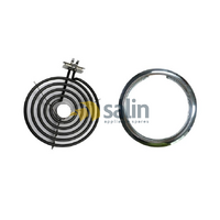 Genuine Electrolux Cooktop Element Kit – Small Coil Hot Plate + Trim Ring 334KIT