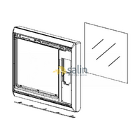 Door ‘a’ Outer Frame for Panasonic Microwave Ovens | PN: F302ABH20BBP