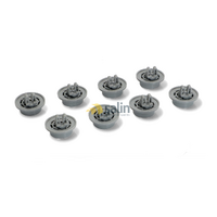 x8 GENUINE BAUMATIC DISHWASHER LOWER BOTTOM BASKET WHEELS ASSEMBLY BBM14S