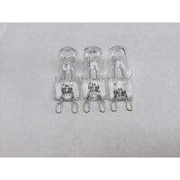 3 x Chef 535 Stove Oven Halogen Lamp Light Bulb Globe CFE535WA 94000179322