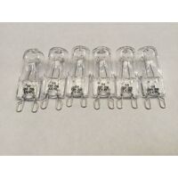 6 x Chef 535 Stove Oven Halogen Lamp Light Bulb Globe CFE535WA 94000179322