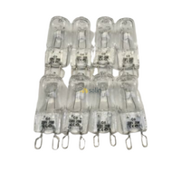 8x Siemens Oven Halogen Lamp Light Bulb Globe|Suits: Siemens HB76RU560A/03