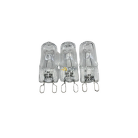 3x Siemens Oven Halogen Lamp Light Bulb Globe|Suits: Siemens HB76AU560A/04