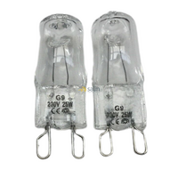 2x Bosch Microwave Halogen Lamp Light Bulb Globe|Suits: Bosch HMT35M653B/02