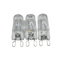 3x Siemens Oven Side Halogen Lamp Light Bulb Globe|Suits: Siemens HB76LU561A