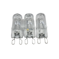 3x Siemens Oven Side Halogen Lamp Light Bulb Globe|Suits: Siemens HB76LU561A/46