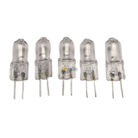 5x Lofra Rangehood Halogen Lamp Light Bulb Globe|Suits: Lofra LOH6008G