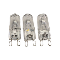 3x Omega Stove Oven Halogen Lamp Light Bulb Globe|40W|600mm|Suits:OF602XZ