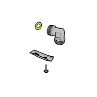 Genuine Elbow Gas Inlet & Clip Kit For Simpson Spare Part No: 305442501