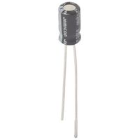 SS-R MINIATURE ELECTROLYTIC CAPACITOR | Value: 0.33 µF | Tolerance: %20 | Size: 4.2mm x 7.5mm | 63V | For Hobby | For PCB | For TV  