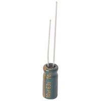 WL-R MINIATURE LOW-IMPEDANCE Capacitor | Value: 10 µF | Tolerance: %20 | Size: 6.5mm x 12mm | 63V | For Hobby | For PCB | For TV 