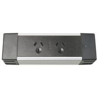 Powerbox 25 - 2x GPO with 0.8M lead, Qikfit compatible Mounting Bracket not supplied | To Provide Power Connection   