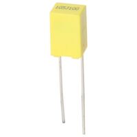 Polyester MKT-5 Capacitor | Value: 1 µF | Tolerance: %10 | Pitch: 5mm | 100Vdc | For Hobby | For PCB | For TV