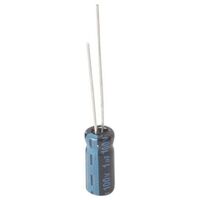 TK-R Electrolytic Low Leakage Capacitor| Value: 1 µF | Tolerance: %20 | Size: 5mm x 11mm | 100V | For Hobby | For PCB | For TV 