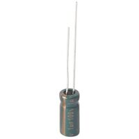 WL-R MINIATURE LOW-IMPEDANCE Capacitor | Value: 1 µF | Tolerance: %20 | Size: 5mm x 12mm | 100V | For Hobby | For PCB | For TV 