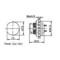 STANDARD SERIES FRONT PANEL BAYONET 