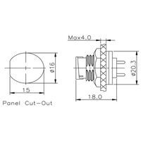 STANDARD SERIES FRONT PANEL BAYONET 