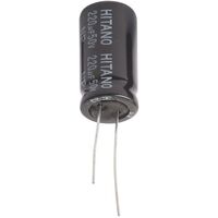 NON POLARISED CAPACITOR | Value: 220 µF | Tolerance: %20 | Size: 13mm x 21mm | 50V | For Hobby | For PCB | For TV