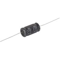 NON POLARISED AXIAL ELECTROLYTIC Capacitor | Value: 22 µF | Size: 10mm x 24mm | 100V | For Hobby | For PCB | For TV 