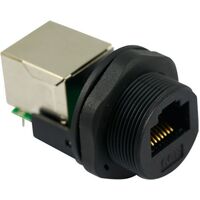 RJ45 JACK 180° SCREW FINE-THREAD 