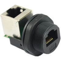 RJ45 JACK 90° SCREW FINE-THREAD 