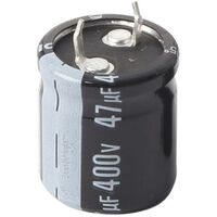 HSW SERIES ELECTROLYTIC Capacitor - Low Leakage | Value: 470 µF | Tolerance: %20 | Size: 35mm x 46mm | 350V | For Hobby | For PCB | For TV