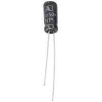 NON POLARISED CAPACITOR | Value: 47 µF | Tolerance: %20 | Size: 8mm x 12mm | 50V | For Hobby | For PCB | For TV 