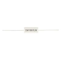 5 W Non-Inductive Wire Wound Resistor Resistance | Value: 100 Ohm | Tolerance: %5 | Size: 22mm x 10mm | 350V (Vmax) | For Hobby | For PCB | For TV