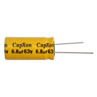 Radial Non-POLARISED Bi-Polar Capacitor | Value: 6.8 µF |  Size: 16mm x 36mm | 63V | For Hobby | For PCB | For TV