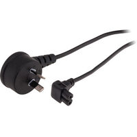 IEC-C7 TO MAINS POWER CORD - RIGHT ANGLED 