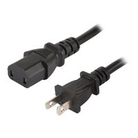 IEC C13 TO 2 PIN POLARISED US PLUG 