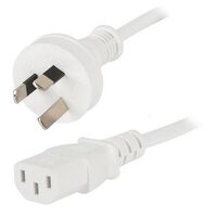 POWER LEAD IEC C13 - WHITE 