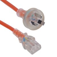 IEC C13 TO 10A GPO PLUG - MEDICAL 