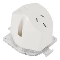 SURFACE MOUNT DUAL AC POWER SOCKET 